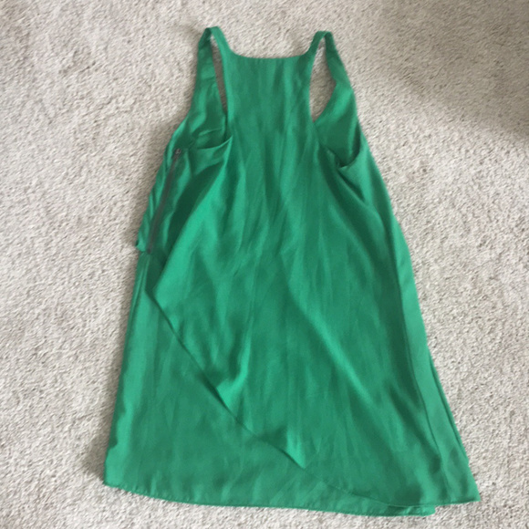 UO Silence + noise green draped mini dress (xs) B11 - Picture 3 of 5